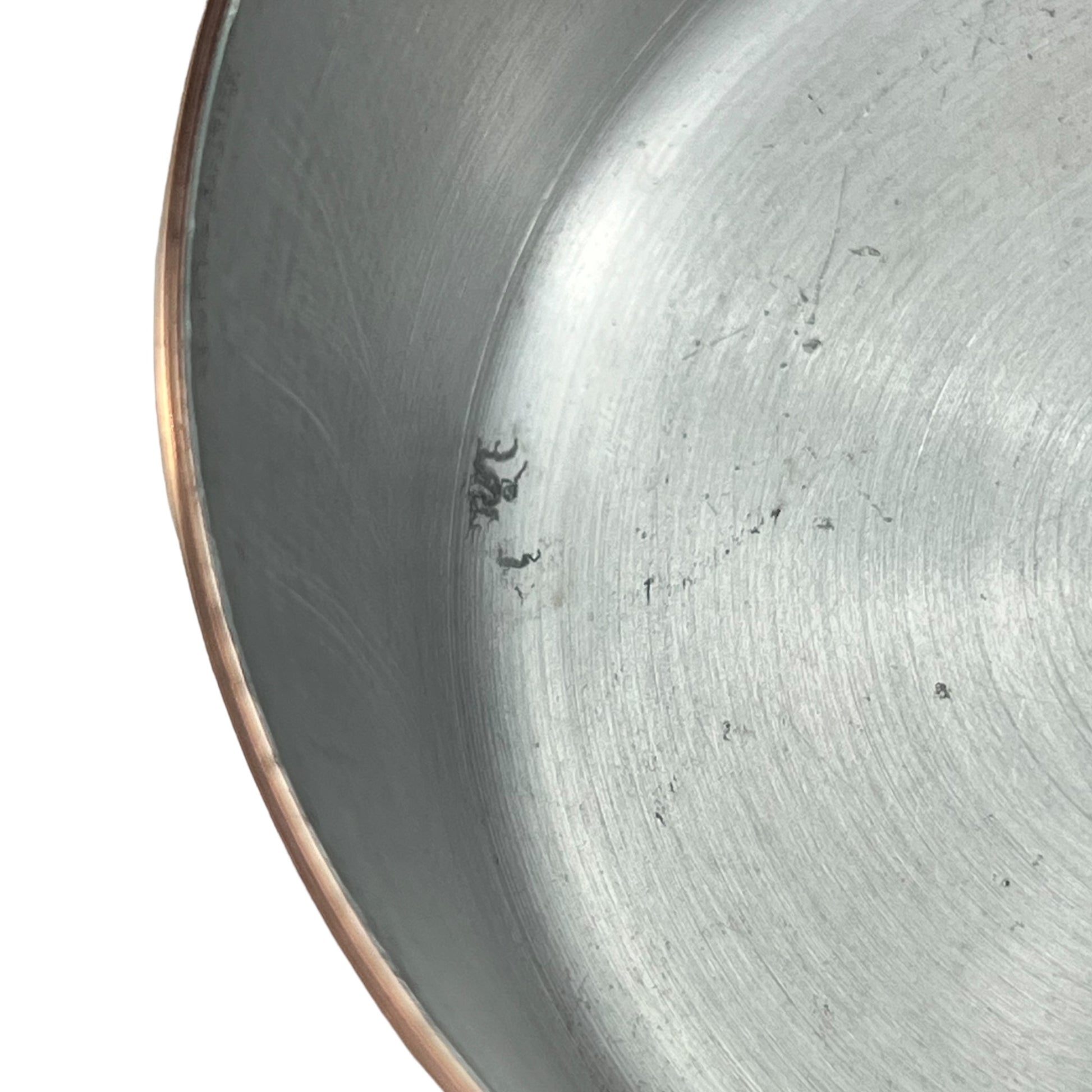 image French 2mm copper saucepans with aluminium lining