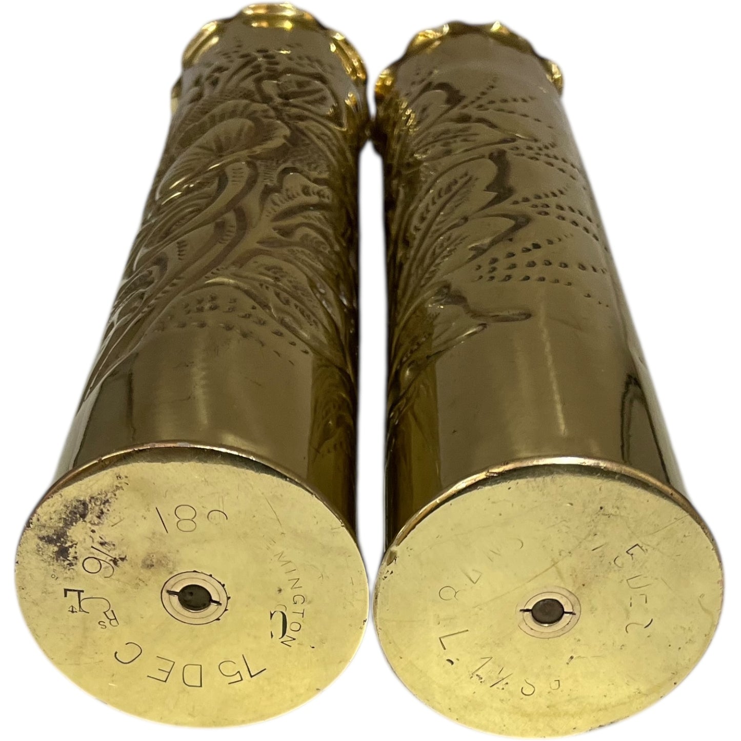 base of trench art vases