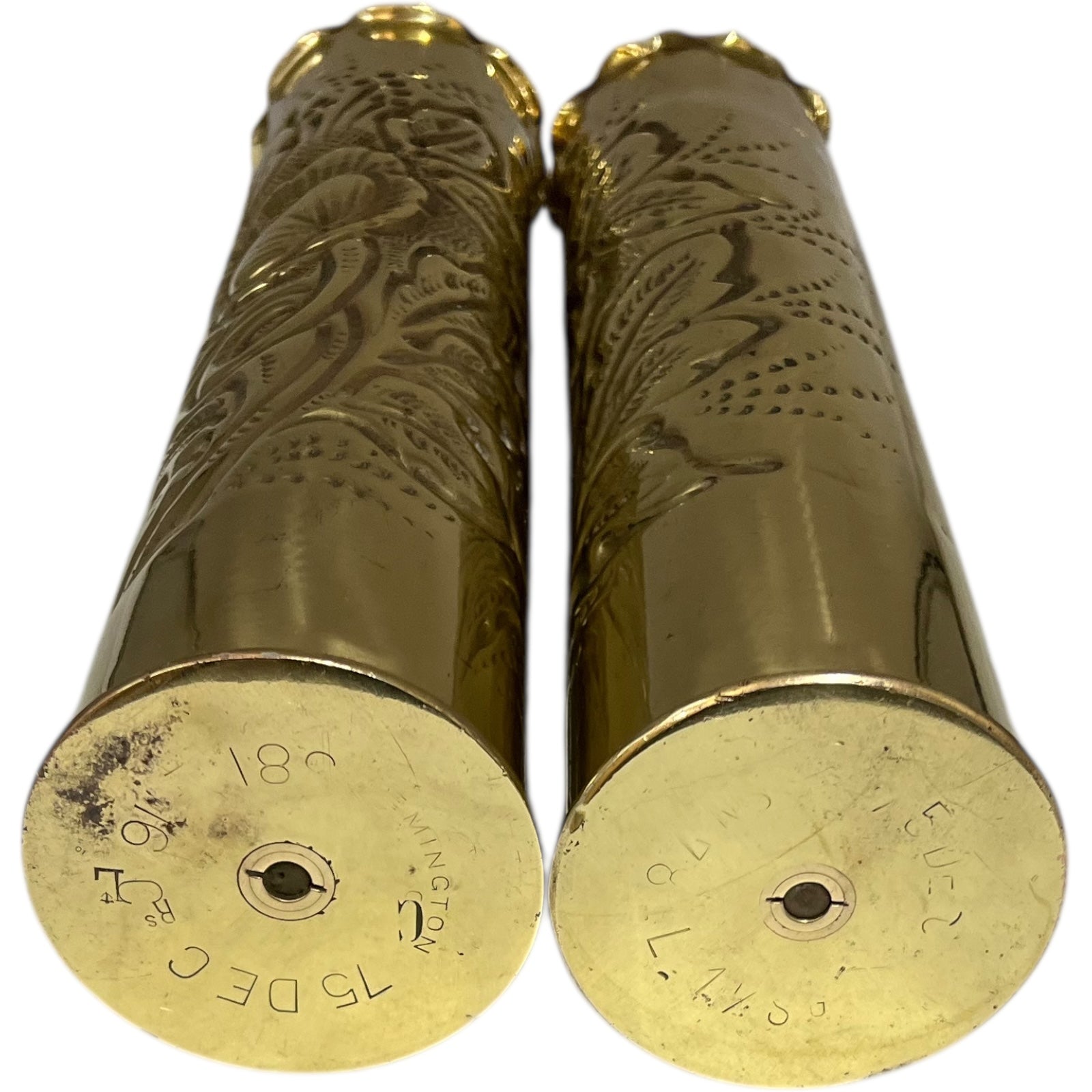 base of trench art vases