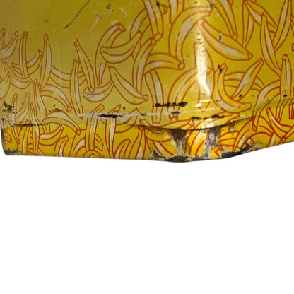 Product with banana pattern on a yellow background