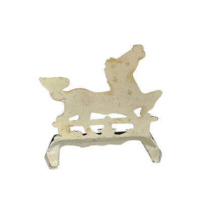 French Cast Iron Horse Door Stop – Shabby Chic Farmhouse Door Wedge Doorstop
