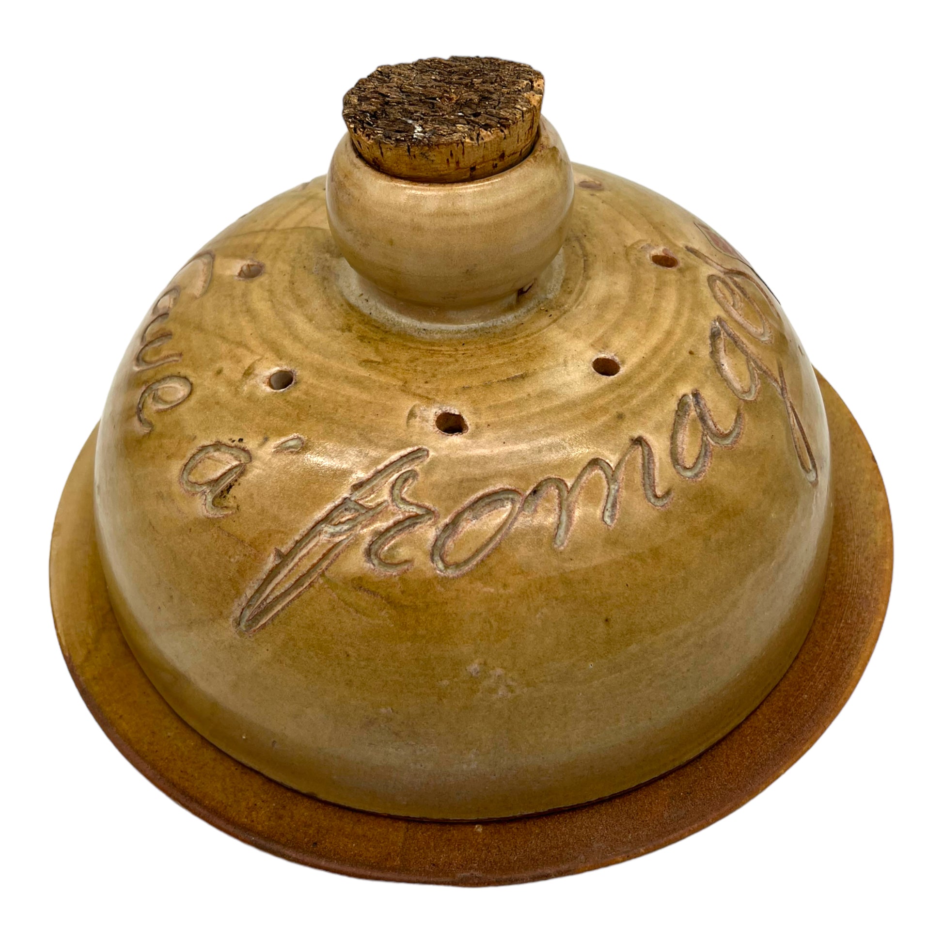 image 9 French hand made ceramic cheese dome sold by All Things French Store