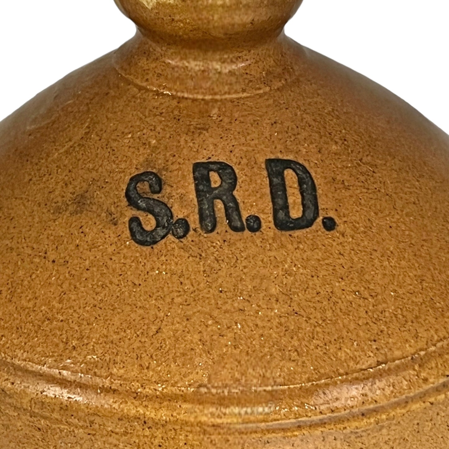 British WW1 Memorabilia SRD Rum Jar, WW1 Rum Jug, SRD Jar by Doulton of Lambeth