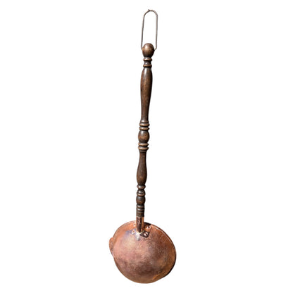 Very Long Handled Vintage Copper Ladle, Antique French Copper, 70cm Long 