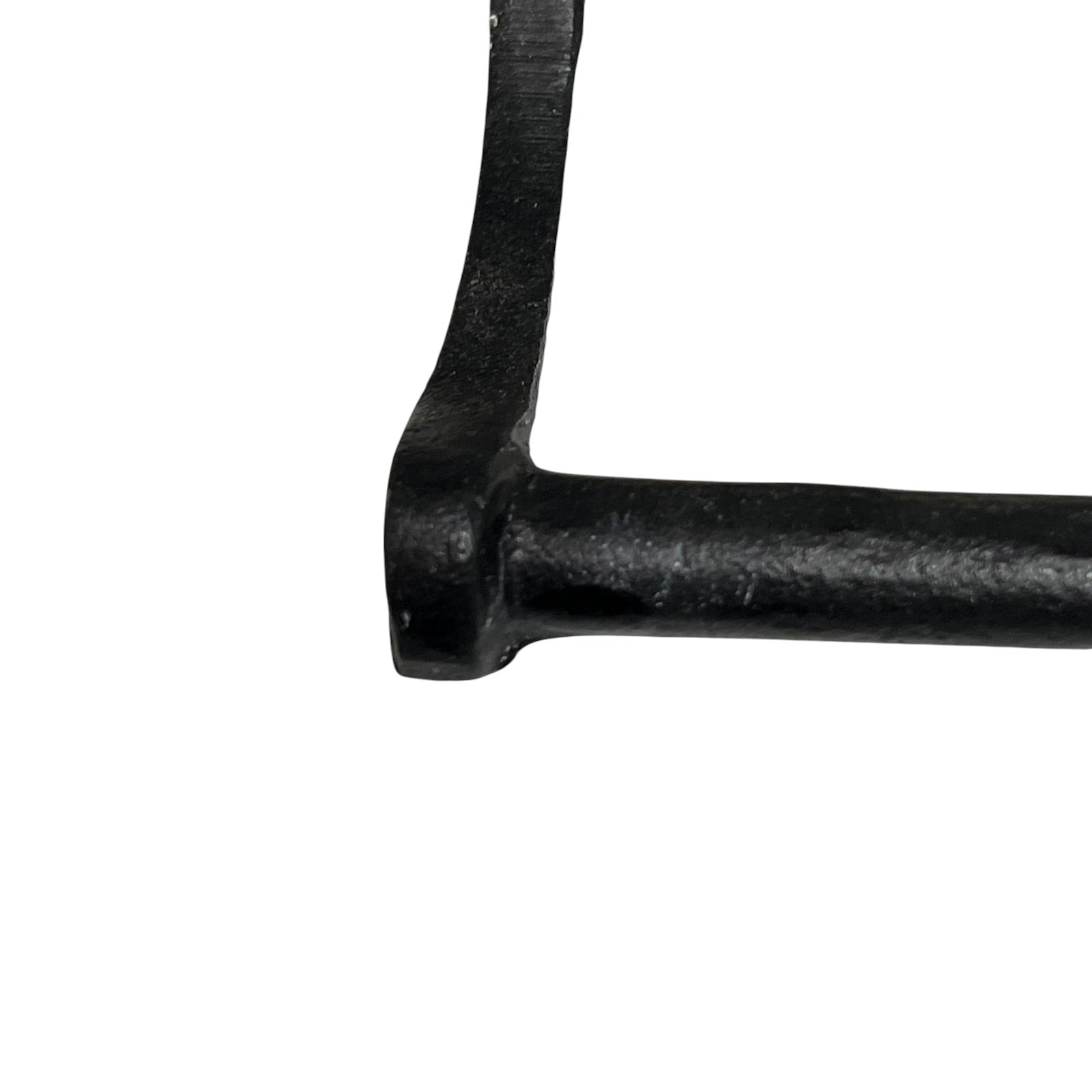 Close-up of a cow toilet roll holder on a white background