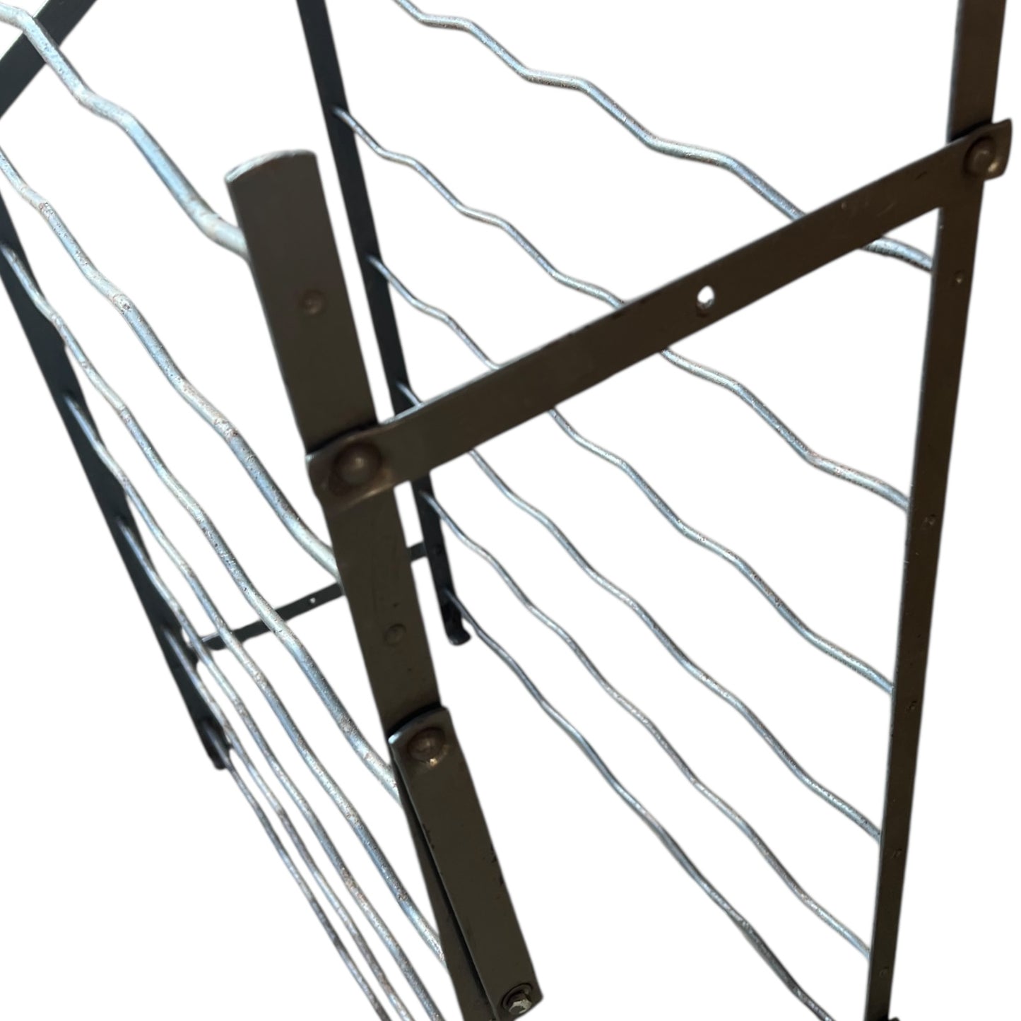 close up of bottle rack