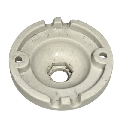 close of ceiling rose underside