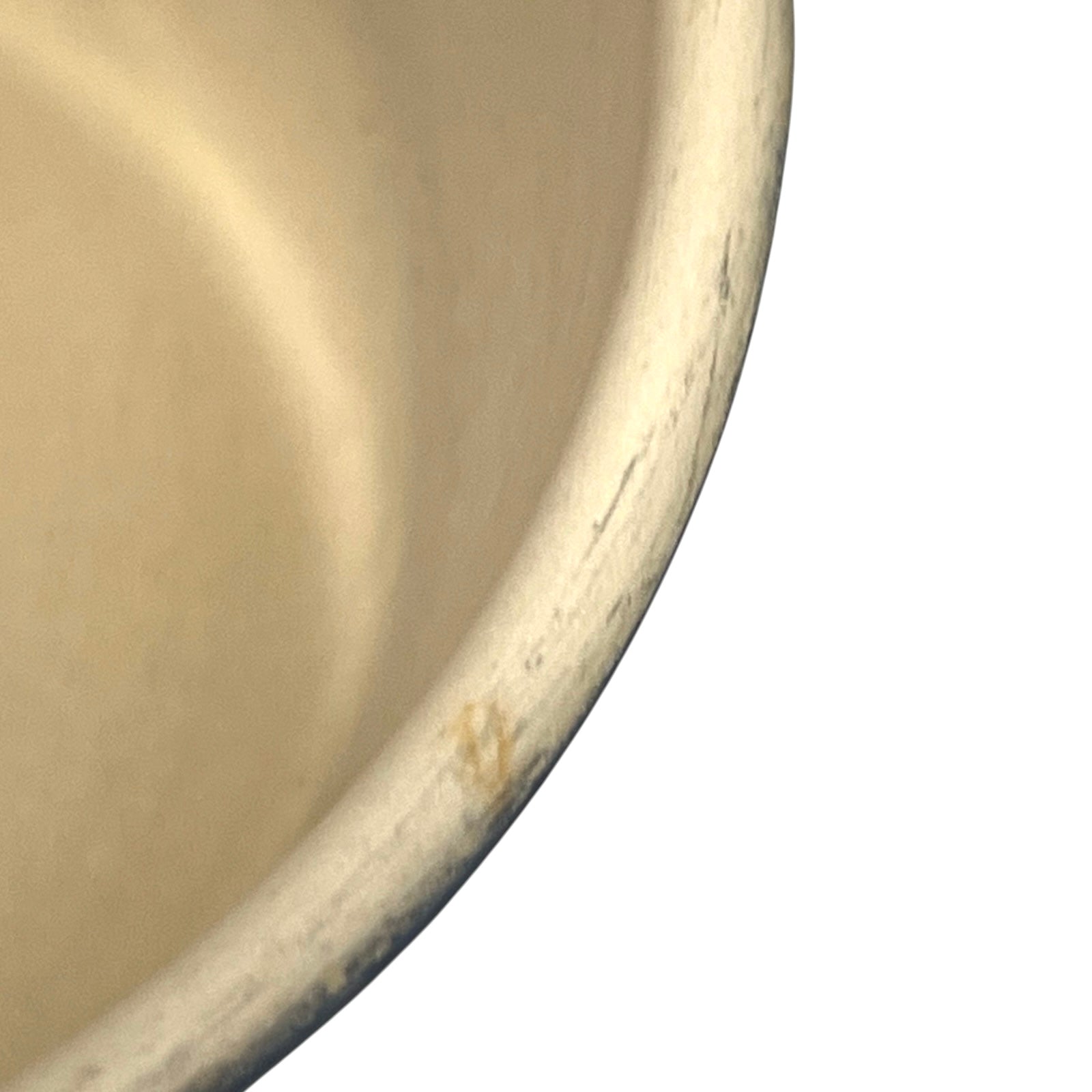 Close-up of a blue saucepan with a white background