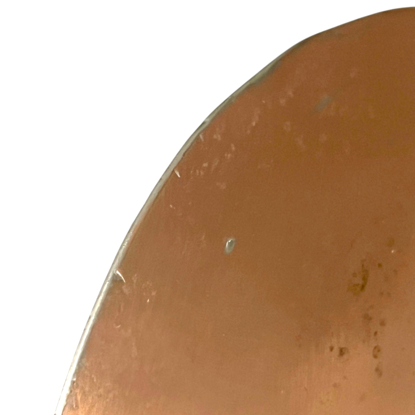 edge rim of copper pan lid 