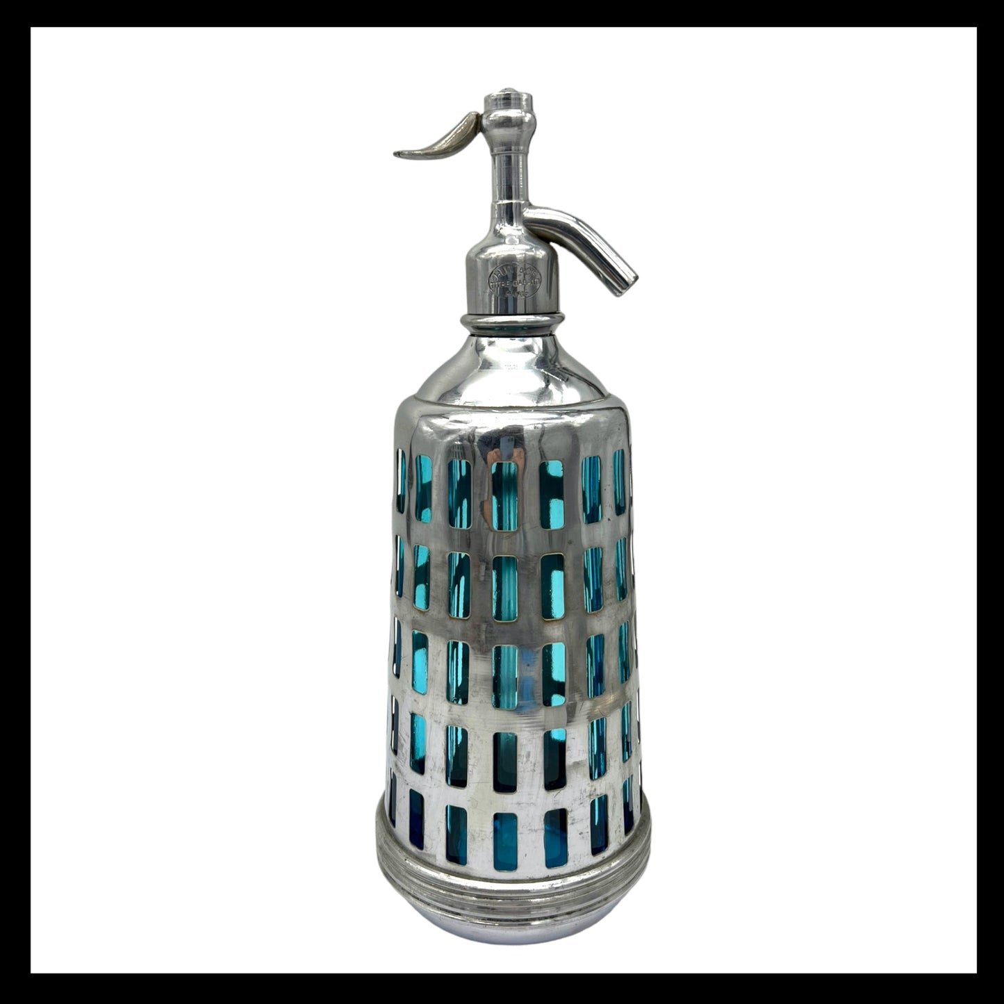 image French art deco caged cocktail soda syphon  sold by All Things French Store 