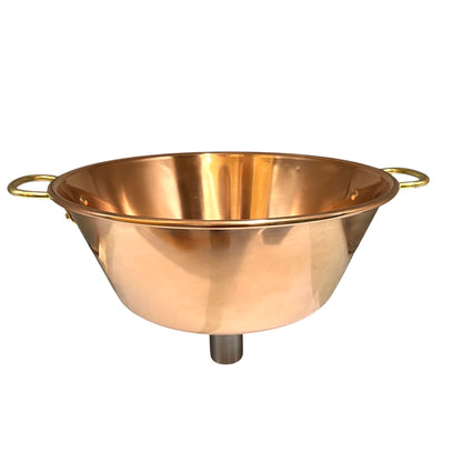 Vintage French Copper Basin Sink – Upcycled Countertop Bathroom Basin