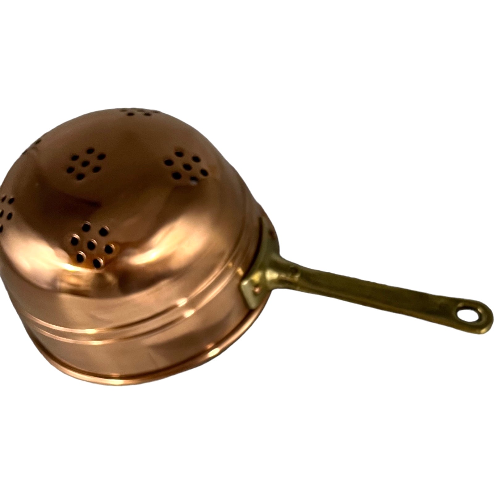 Copper Colander, 12cm French Copper Sieve, Tin Lined Copper Strainer 