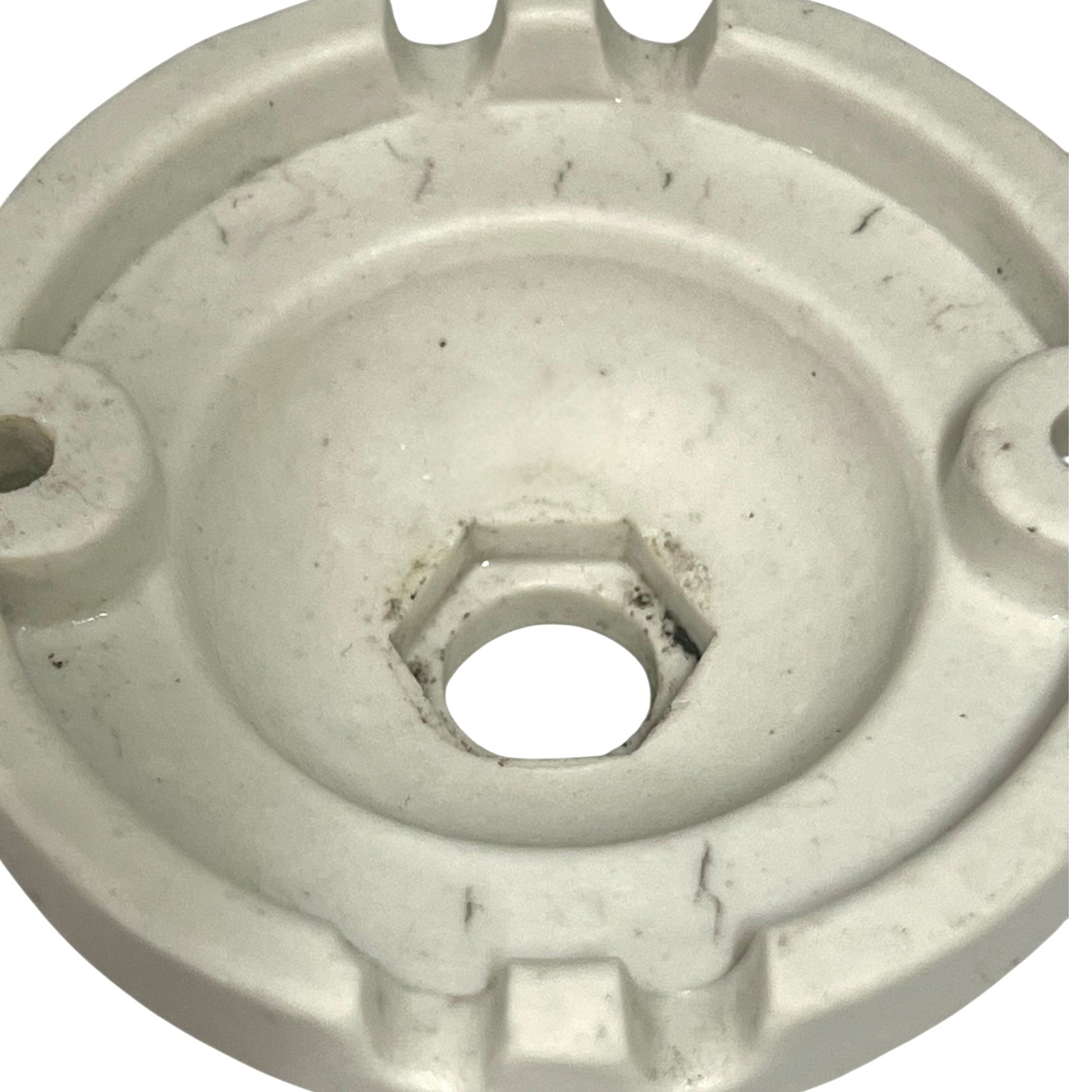 close of ceiling rose underside