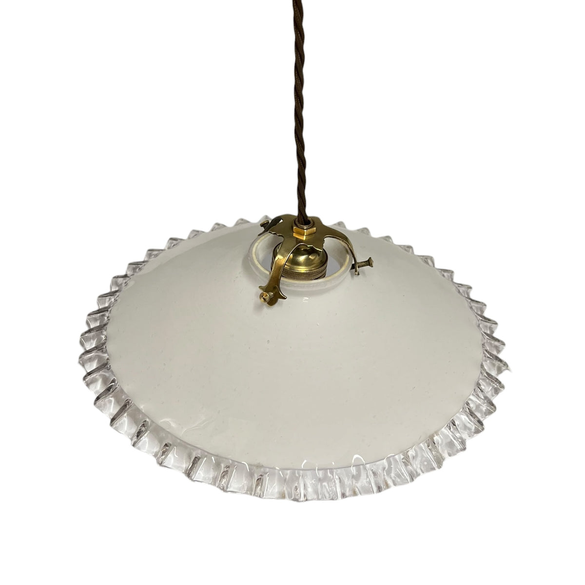 Vintage glass ceiling light 