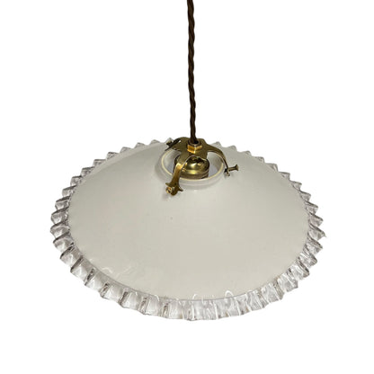 Vintage glass ceiling light 