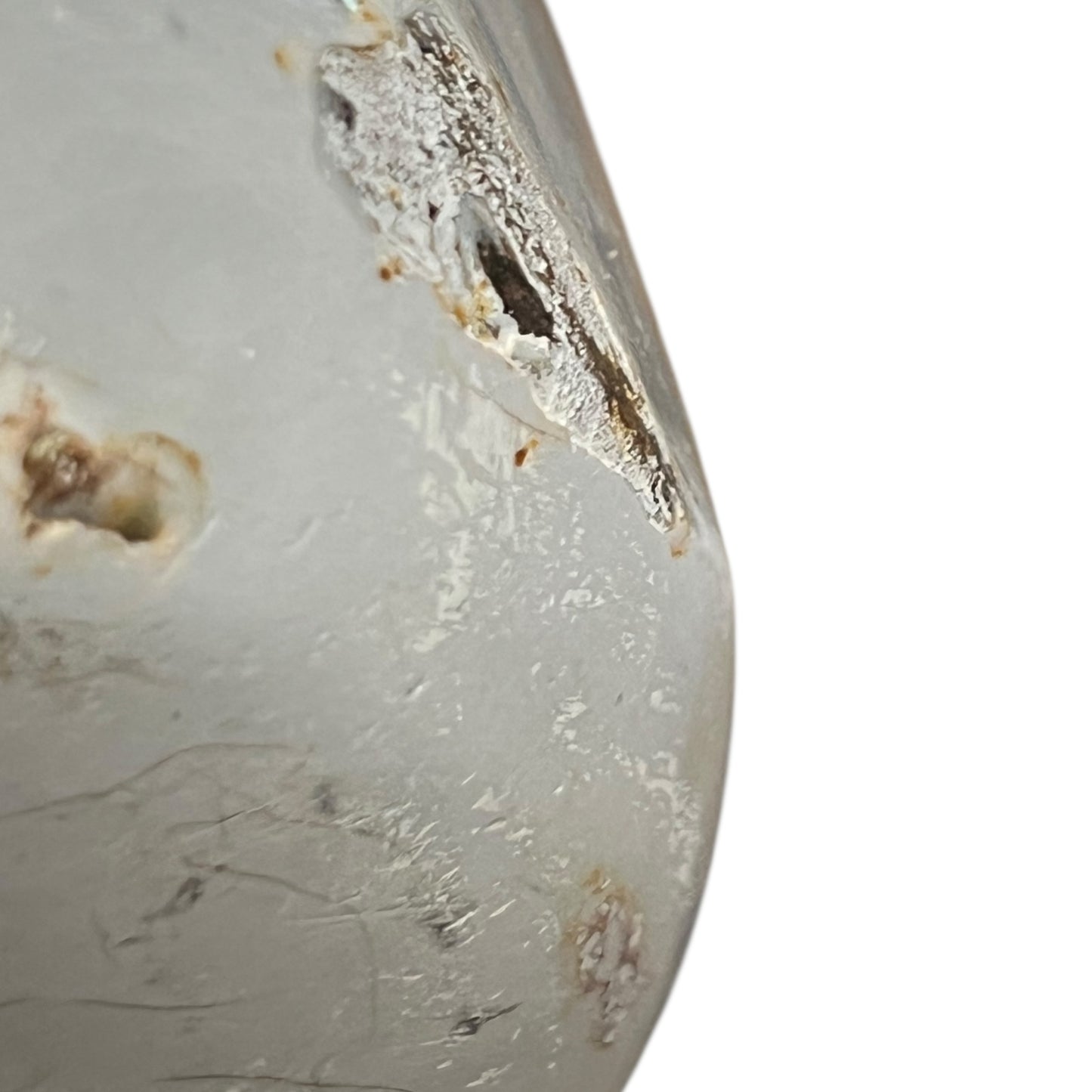 close up image of vintage planter base