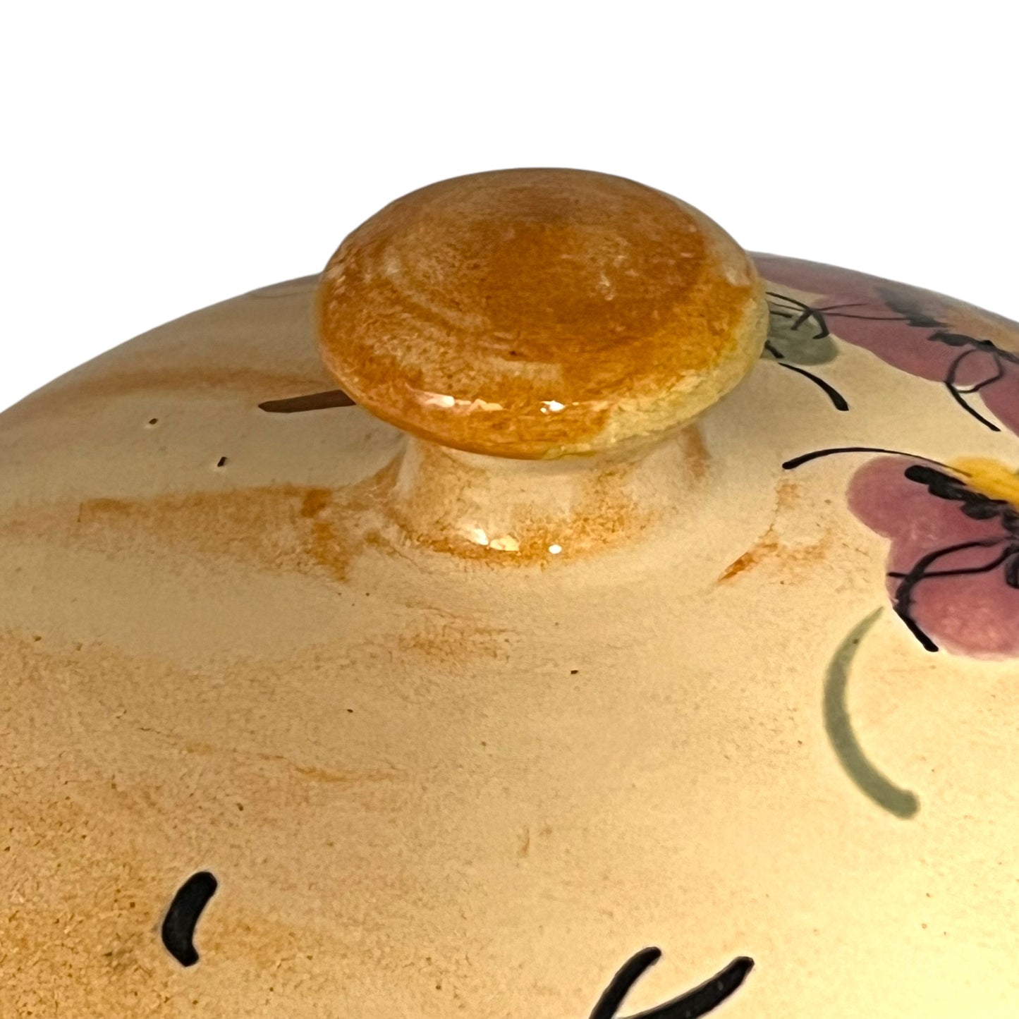 Vintage French Vallauris Cheese Dome, Ceramic Cheeseboard, Cave a Fromages 