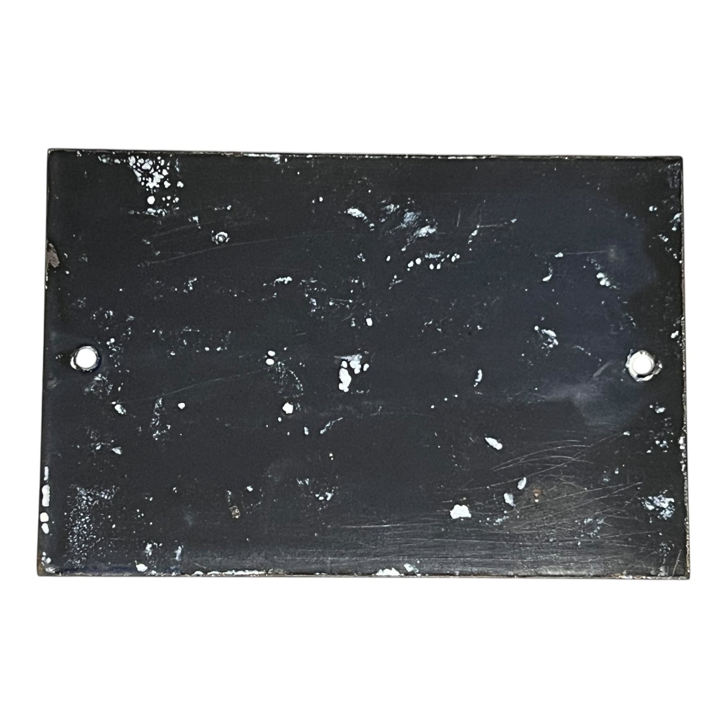 Back image of a French door number on a white background