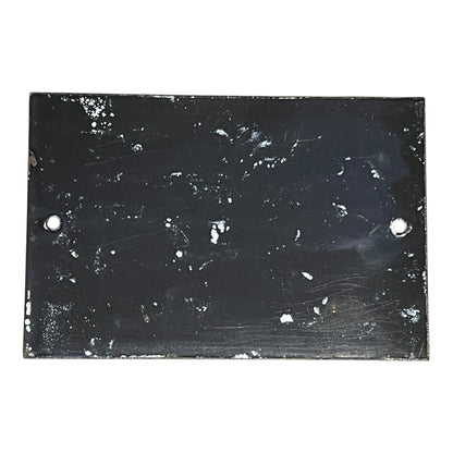 Back image of a French door number on a white background