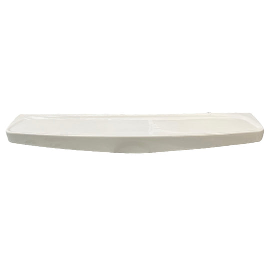 White ceramic shelf on a white background