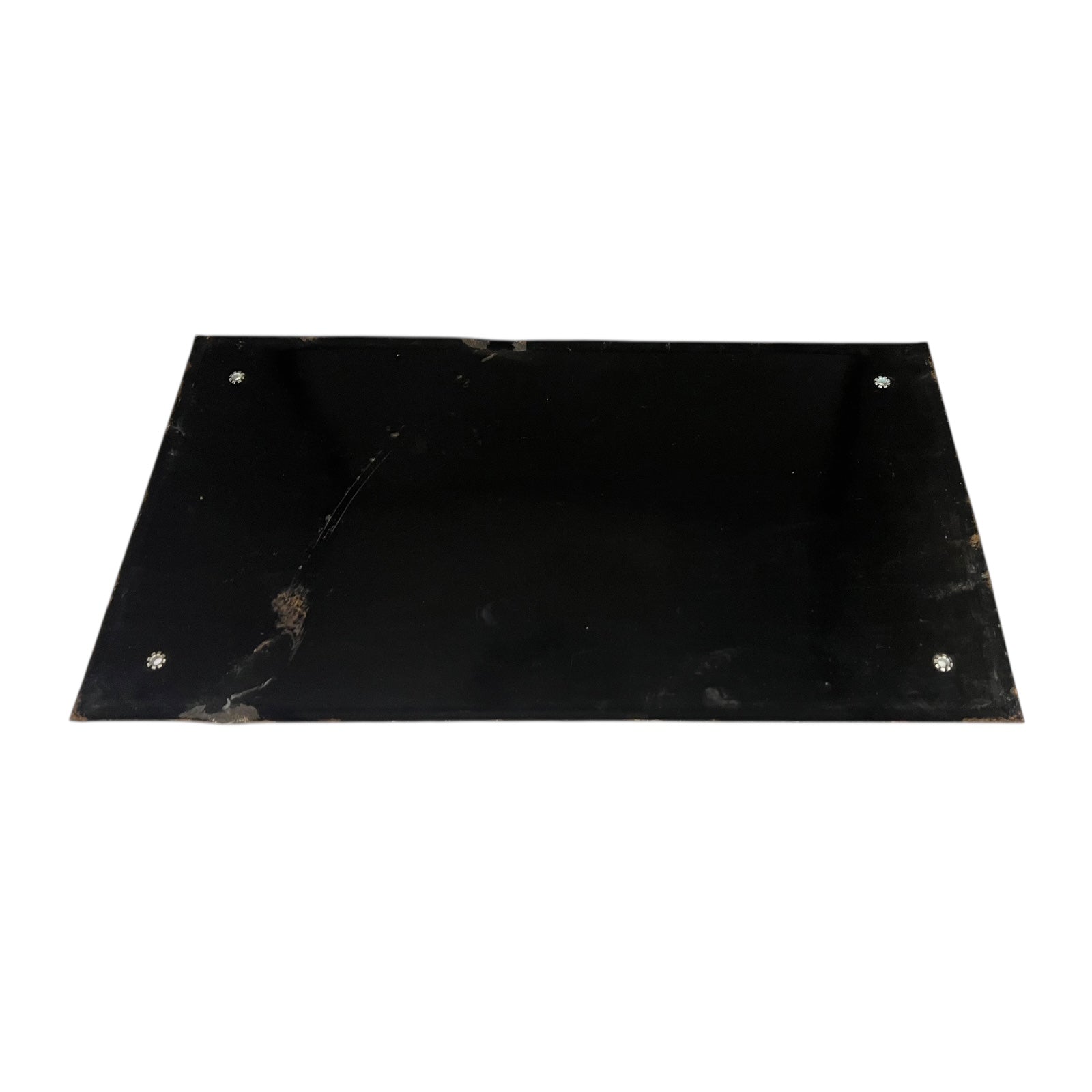 Close up of French road sign on a white background