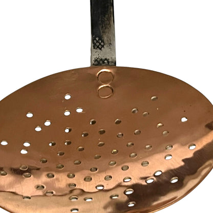 copper strainer spoon