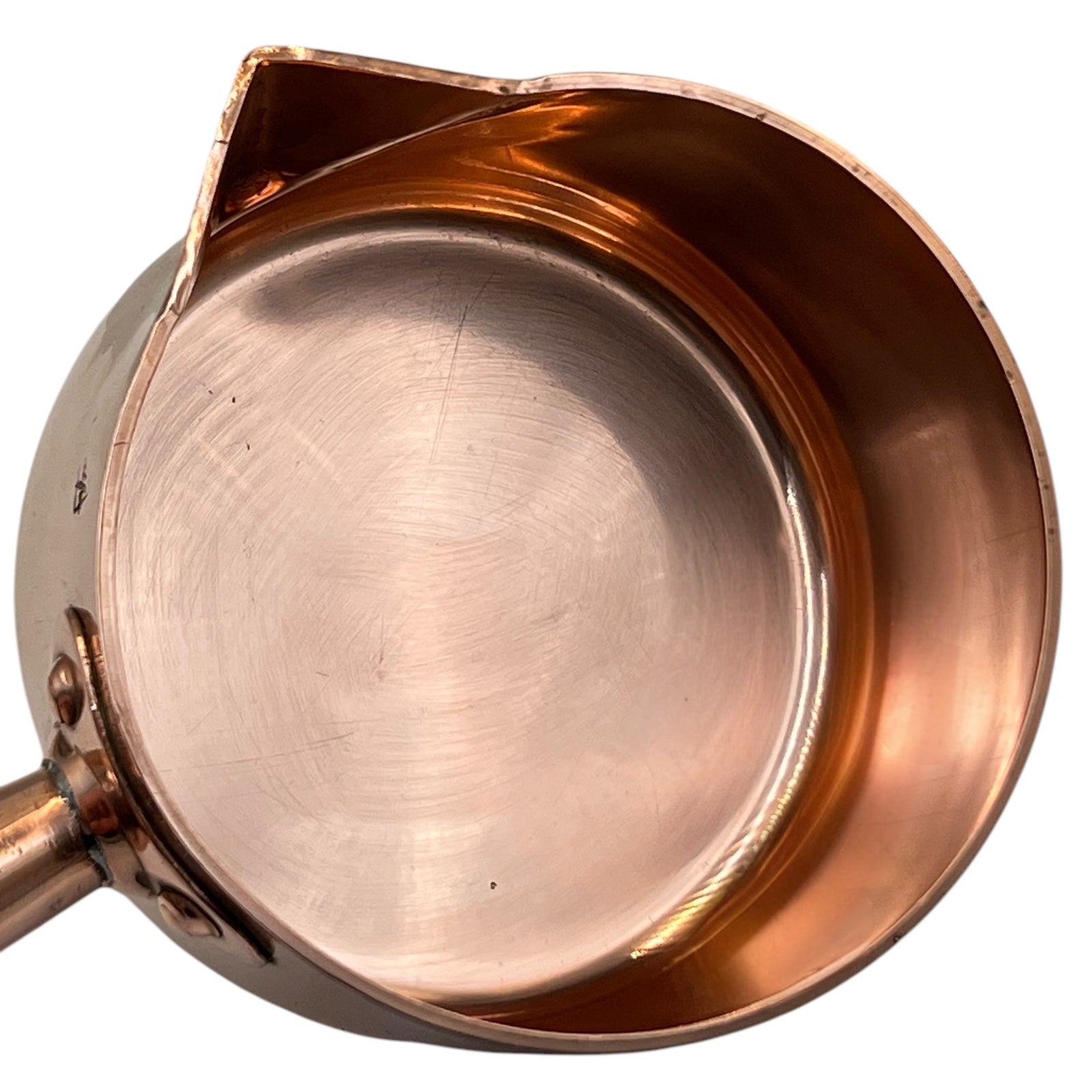 French Chef Copper Sugar Pan with Matfer makers Stamp 