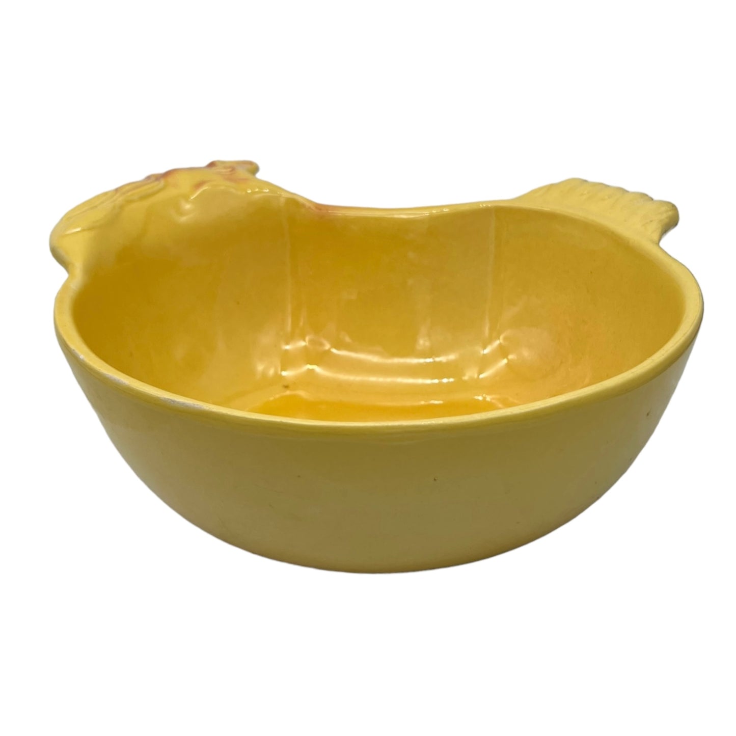 image French chicken shaped casserole or salad dish