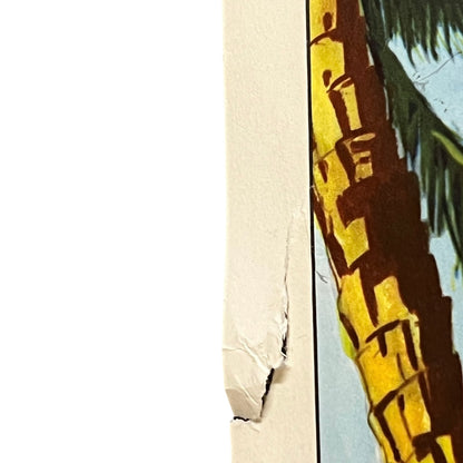 A close-up view of a French wall poster set against a plain white background.