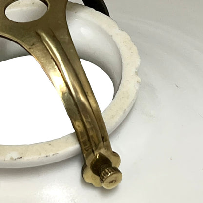 Vintage glass shade gallery on a white background