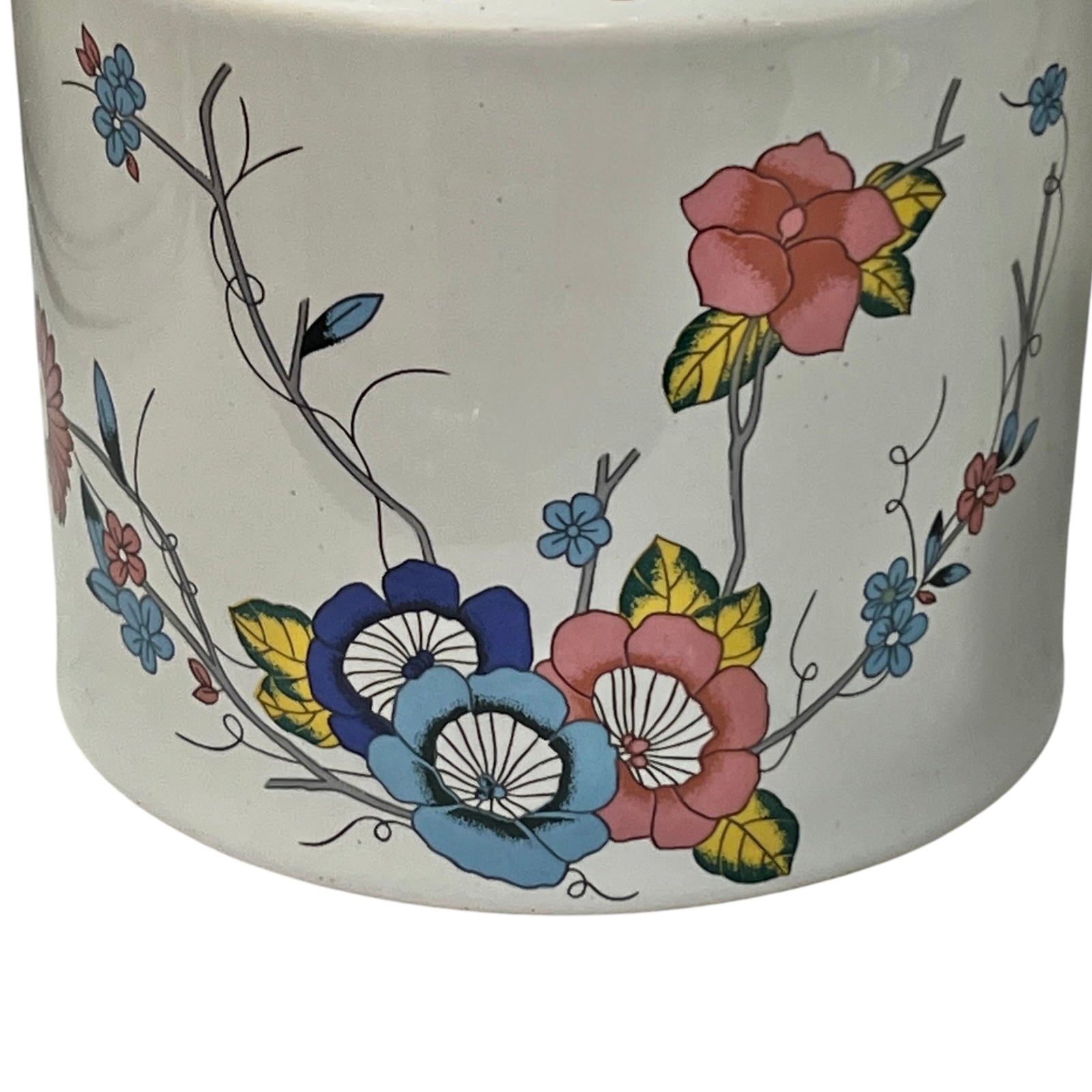 close up of a French table bin on a white background 