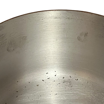 Vintage French Copper Saucepan Set of 4 | 2mm Thick | Aluminium Lined Cast Iron Handles
