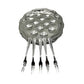French stainless steel escargots plates with forks for sale