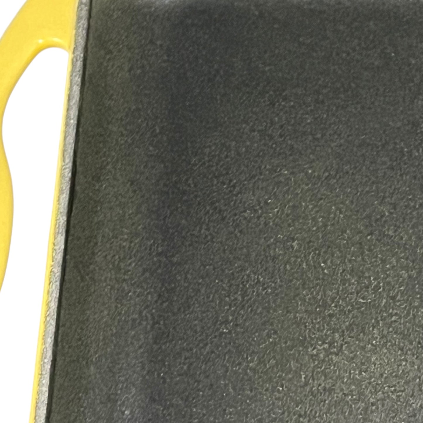 close up of cast iron griddle pan