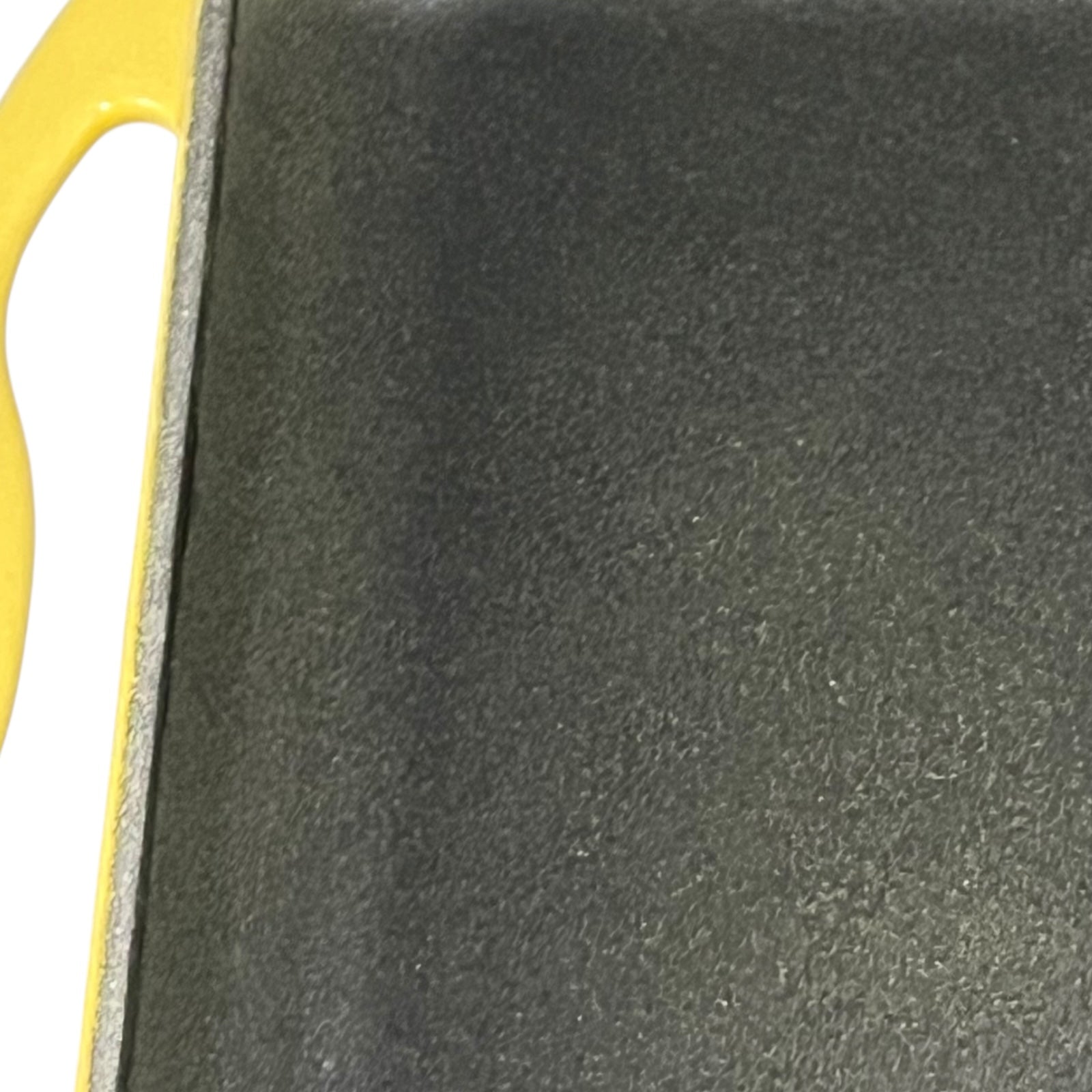close up of cast iron griddle pan
