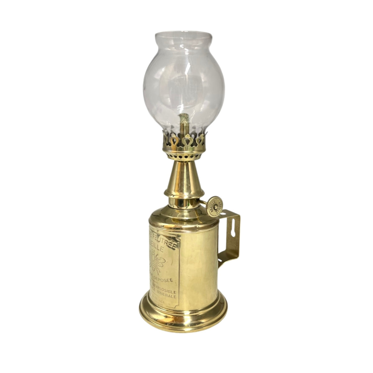 Vintage French Brass Pigeon Oil Lamp | Working Lampe Feutree Vintner’s Safety Lamp