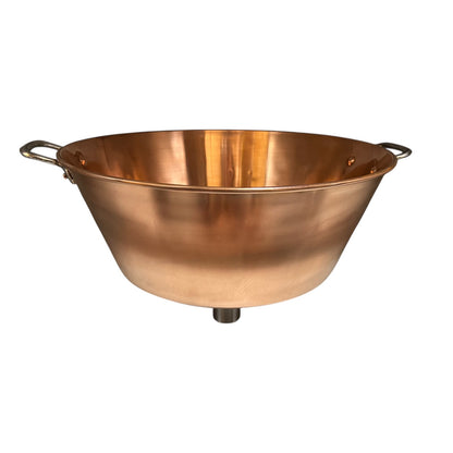 copper sink on a white background