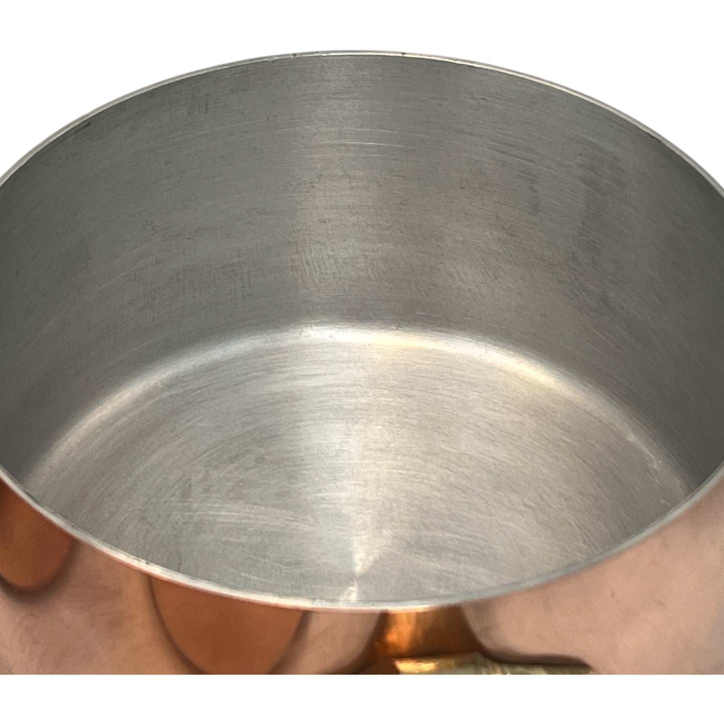 inside view of copper pan