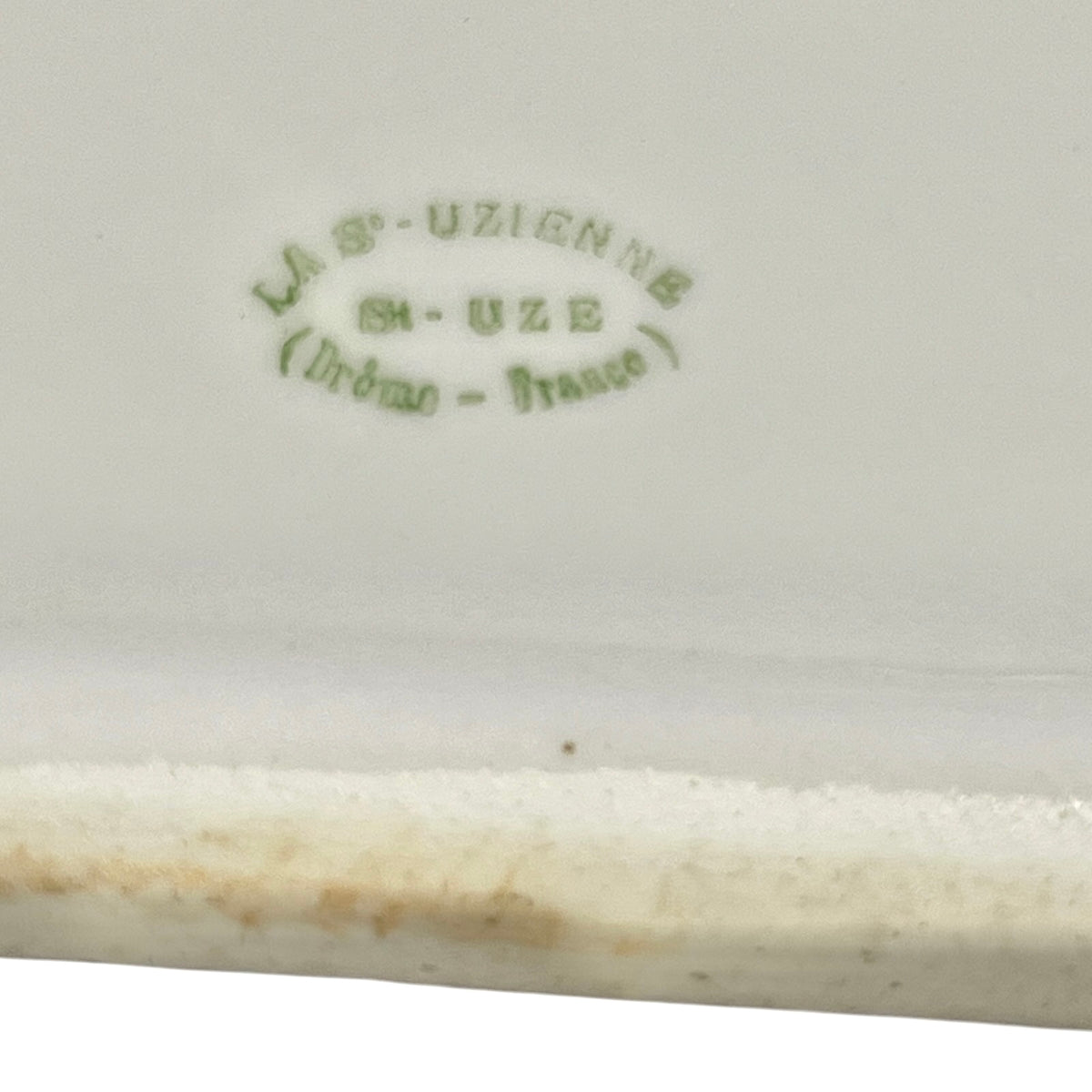 Vintage French Saint-Uze Ceramic Salt Box – Wall-Mounted Sel Crock with Lid