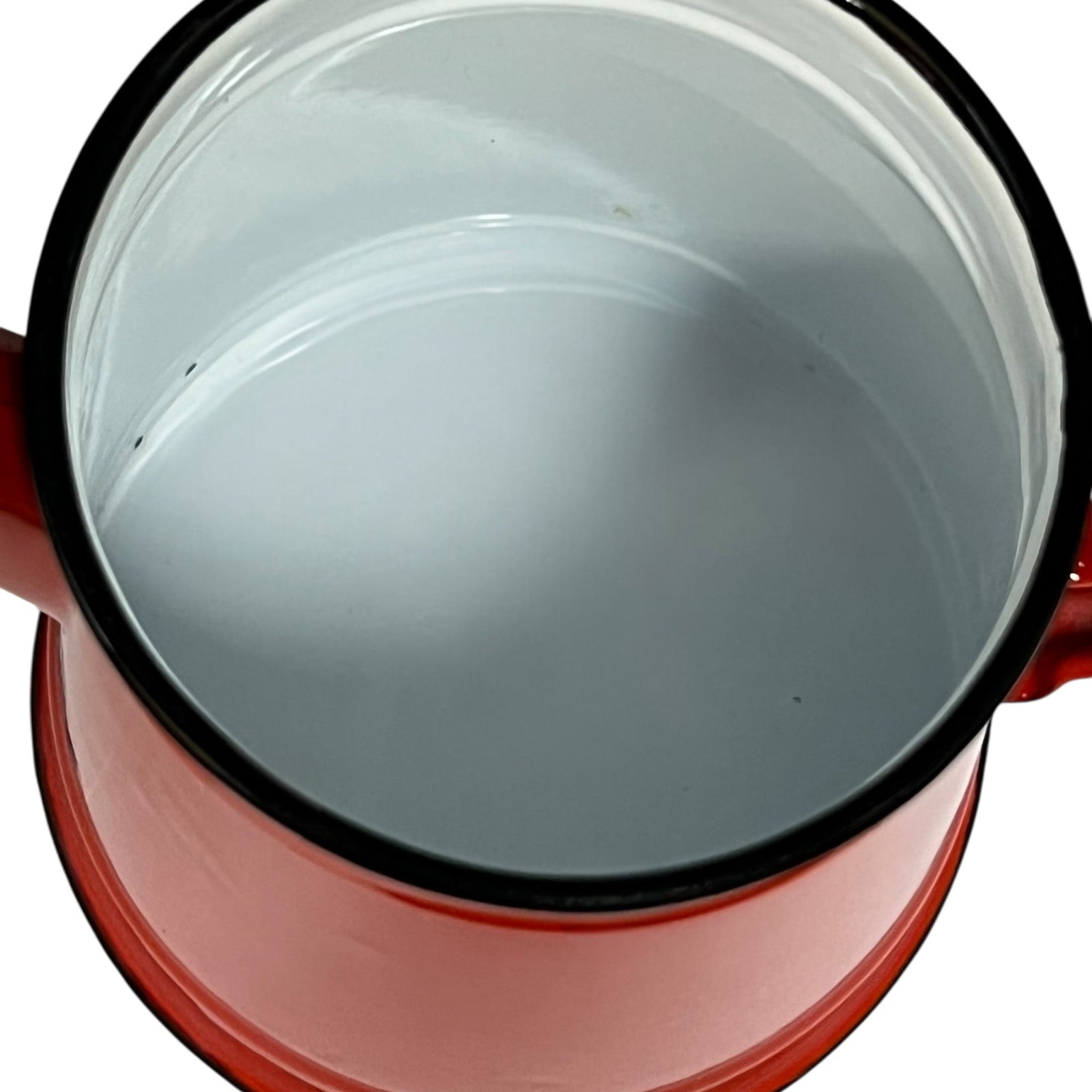 Close-up of a red teapot on a white background