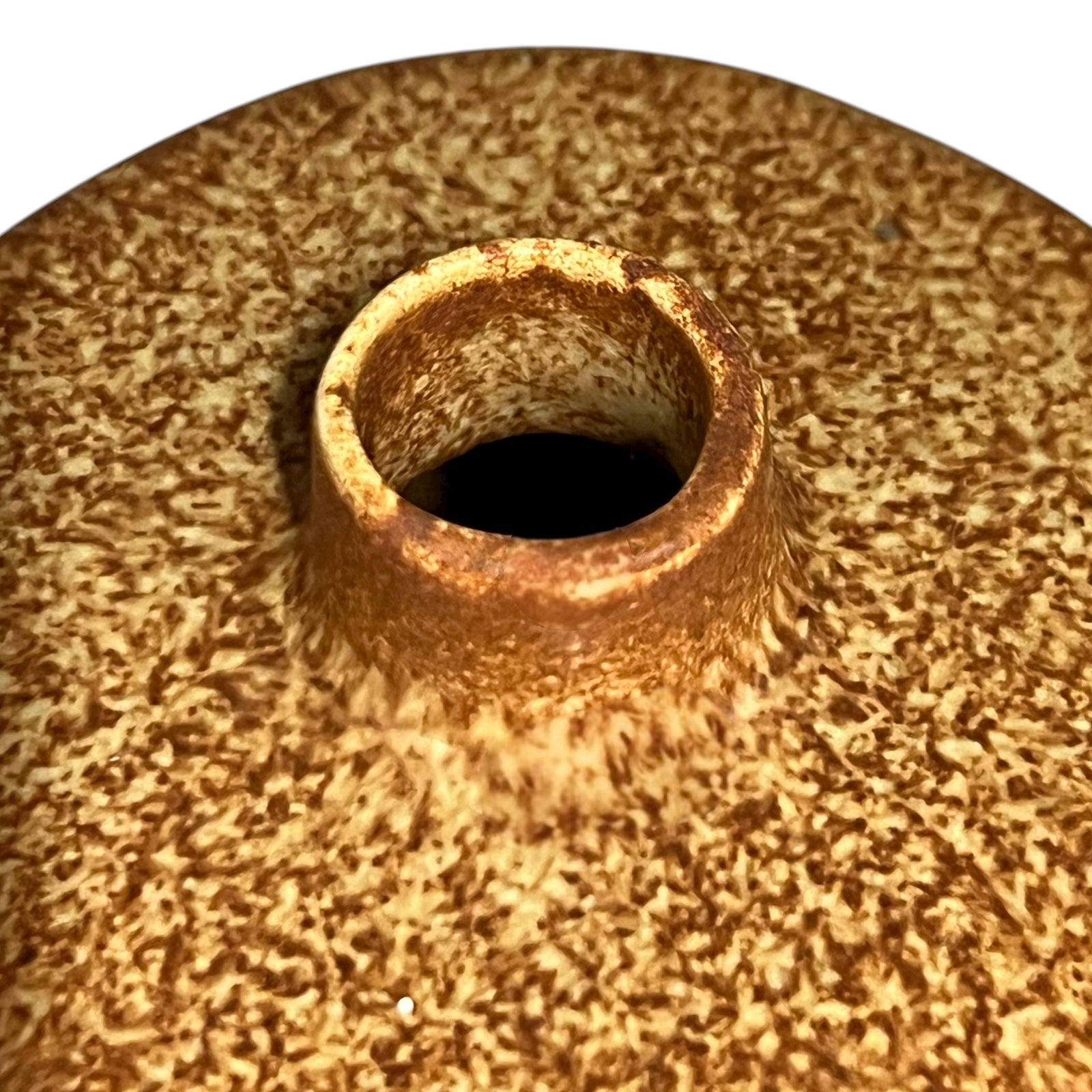 close up of jam jar on a white background