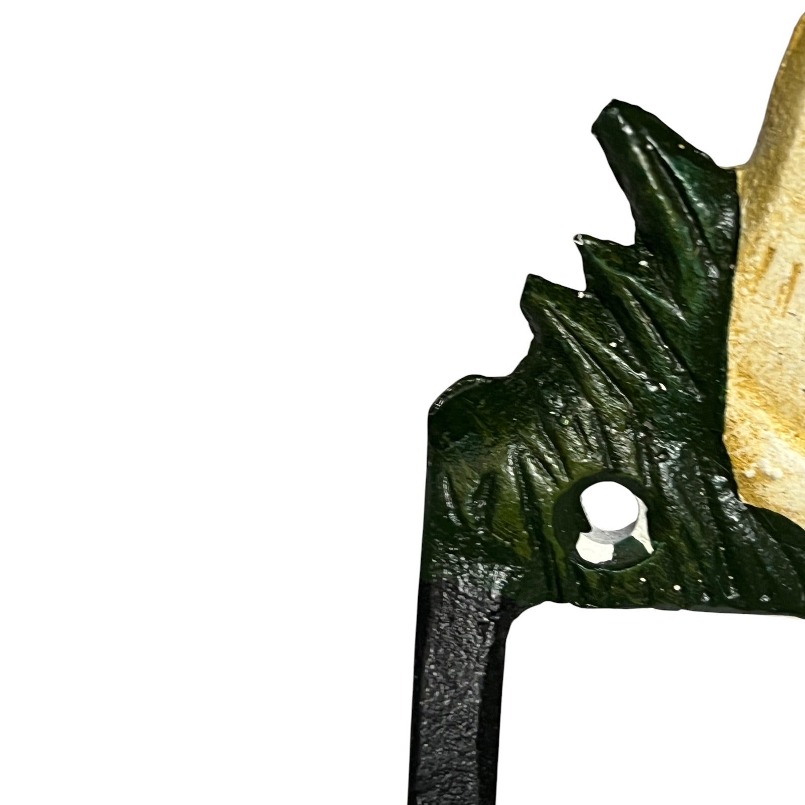Close up of a cat toiler roll holder on a white background 