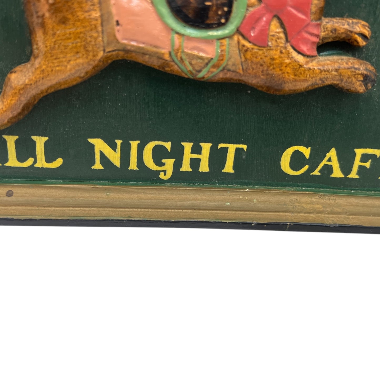 Small Wooden Shabby Chic Home Bar Man Cave Decor Sign, Cat Cafe, Cat Gift