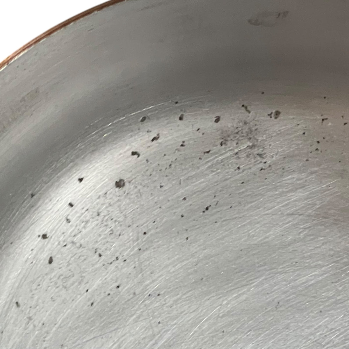 Vintage French Copper Saucepan Set of 4 | 2mm Thick | Aluminium Lined Cast Iron Handles