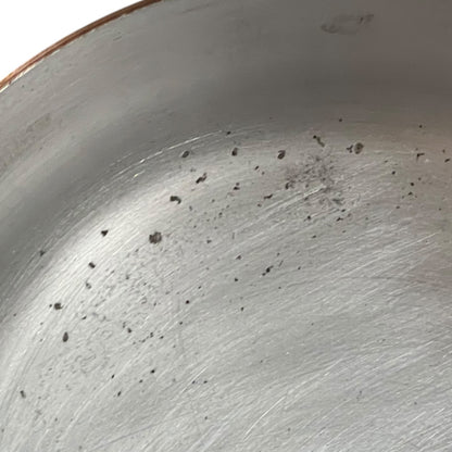 Vintage French Copper Saucepan Set of 4 | 2mm Thick | Aluminium Lined Cast Iron Handles