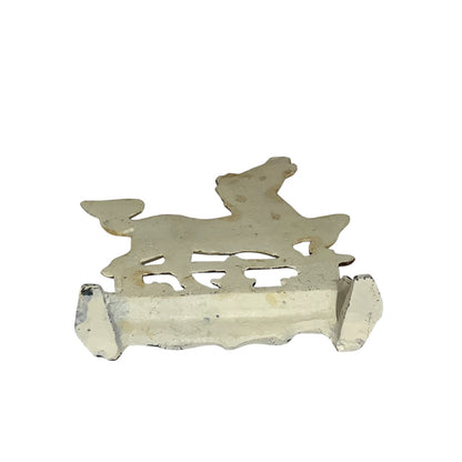 French Cast Iron Horse Door Stop – Shabby Chic Farmhouse Door Wedge Doorstop