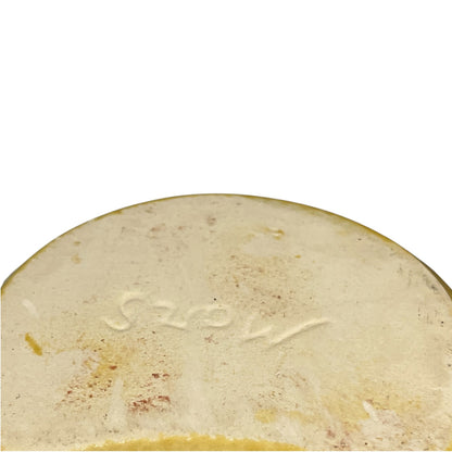 A close-up of a round, textured beige product, possibly a soap bar or decorative stone, with the embossed text '520W' visible on its surface, set against a plain white background.
