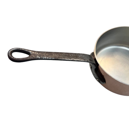 Vintage French 16cm Professional Copper Saucepan with New Tin Lining
