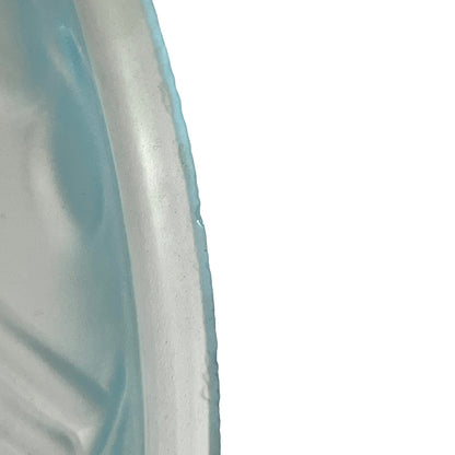 Additional close-up of the rim condition showing small chips typical of a well-loved vintage French lamp shade.