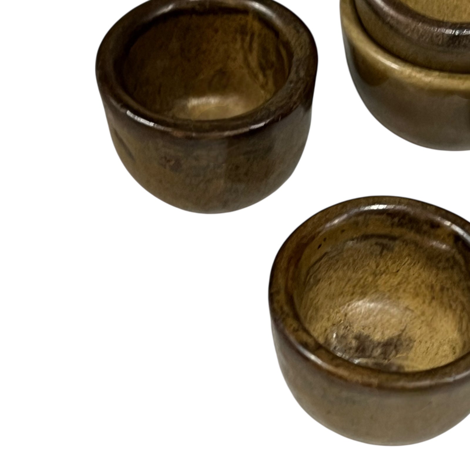 close up of snail pots 